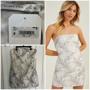 Altar'd State Pippa Jacquard Mini Dress